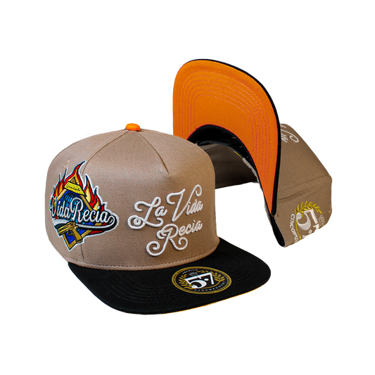 Gorra La Vida Recia brown cincopunto7