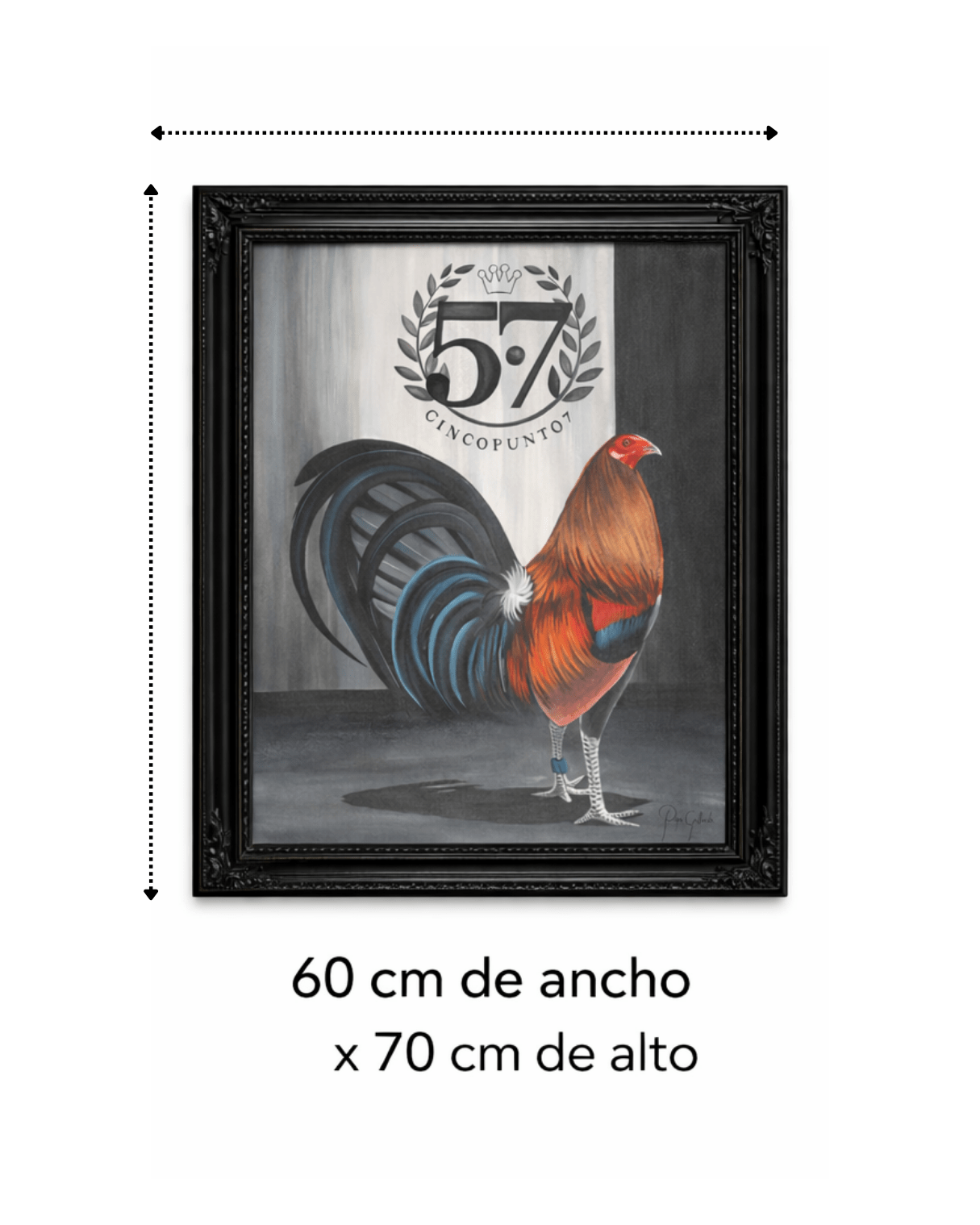 Cuadro Gallo Fino Cincopunto7 (Edición especial) - Cincopunto7