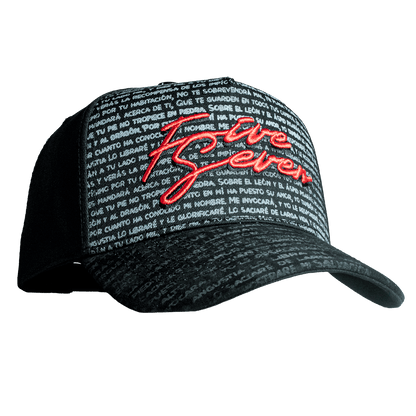 Five Seven Letters Black & Red - Cincopunto7