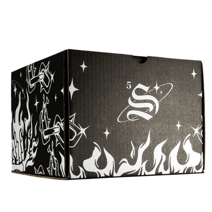 Full set Flames, caja, cubre polvo y accesorio. - Cincopunto7