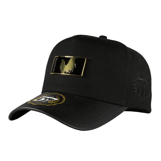 Gallo Beisbol Placa Black Curva - Cincopunto7