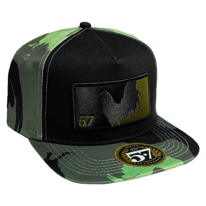 Gallo Beisbol Rooster Black And Green - Cincopunto7