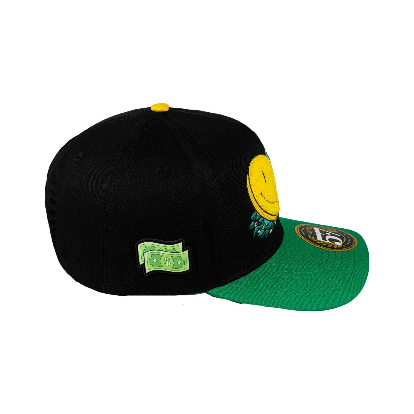 Good Lucky Black & Green Curva - Cincopunto7