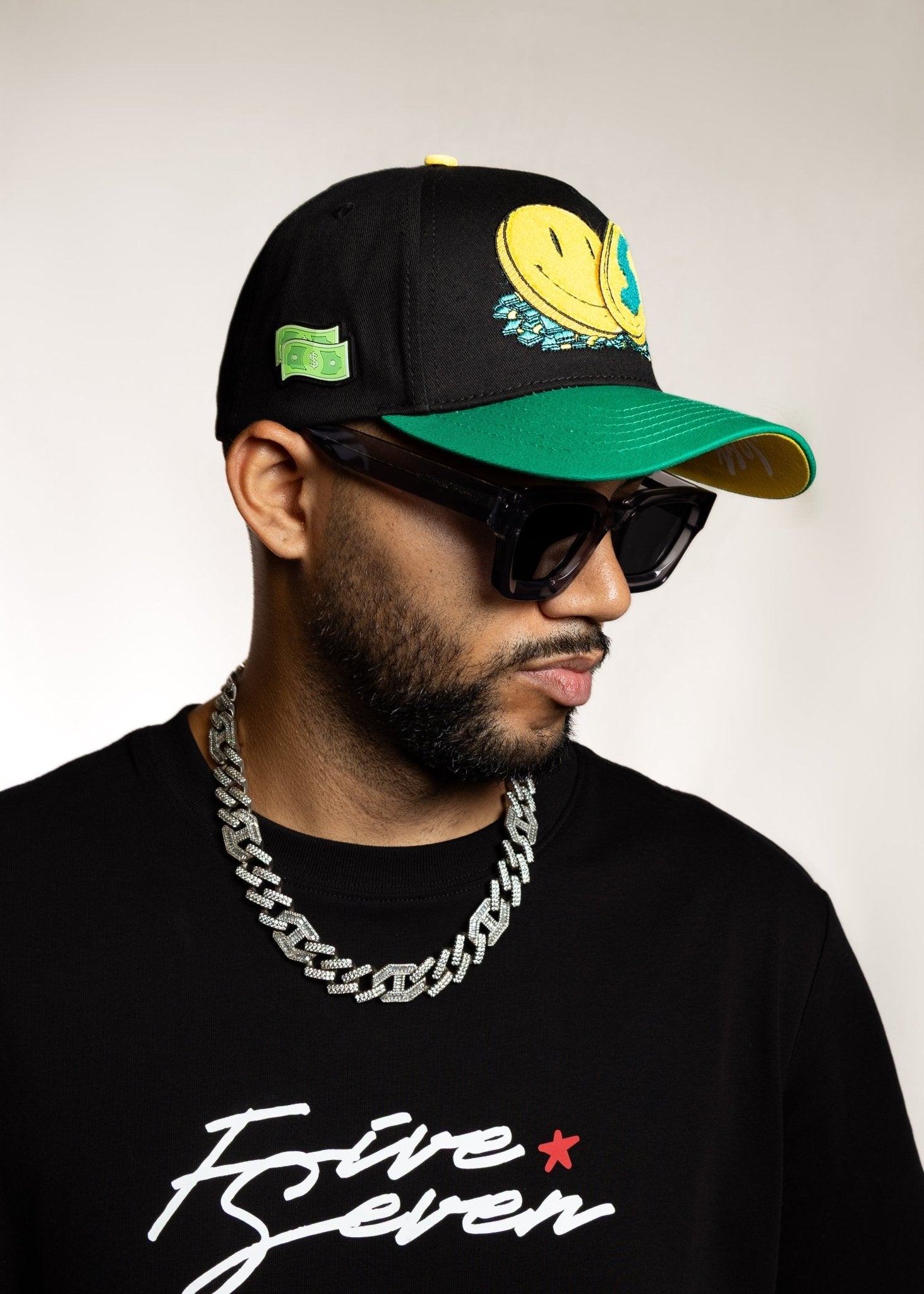 Good Lucky Black & Green Curva - Cincopunto7