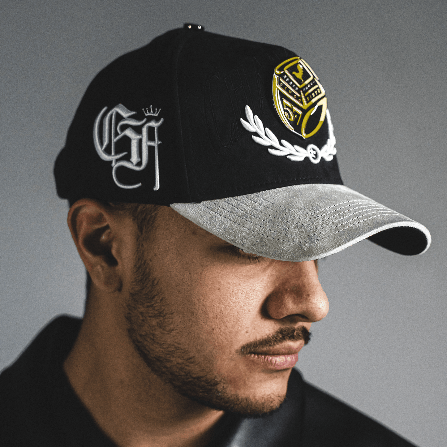 Gorra Anillo de Gallo 57 Black/Grey - Cincopunto7