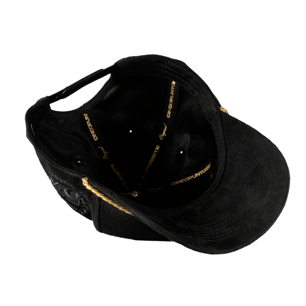 Gorra Carta Gallo Guirnaldas Black - Cincopunto7