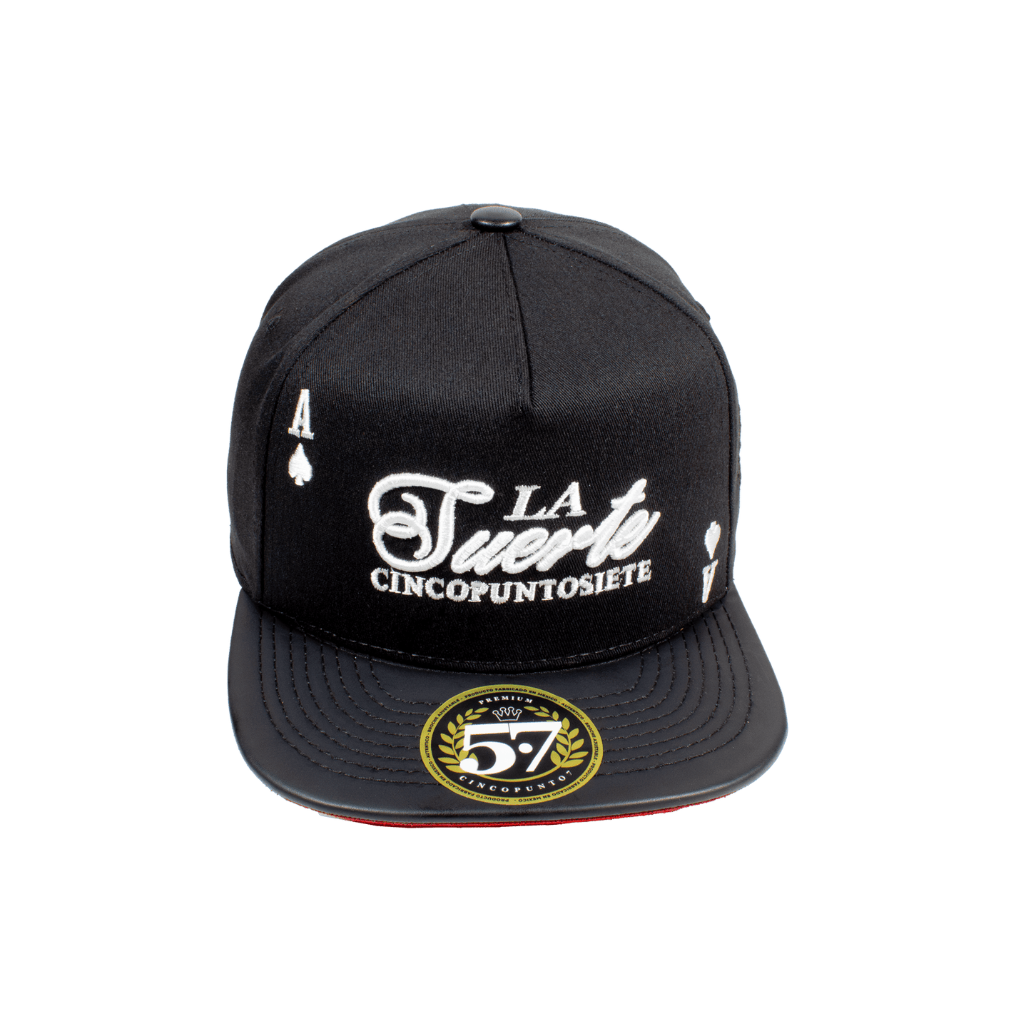 Gorra La Suerte Premium black cincopunto7 - Cincopunto7