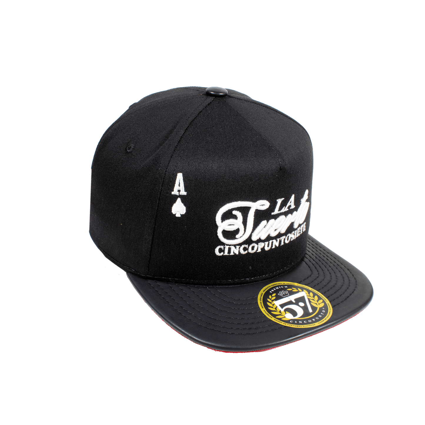 Gorra La Suerte Premium black cincopunto7 - Cincopunto7
