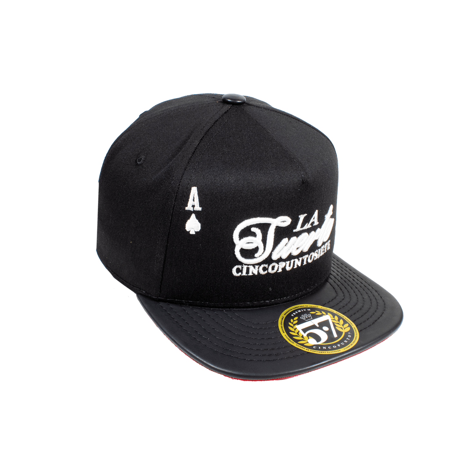Gorra La Suerte Premium black cincopunto7 - Cincopunto7