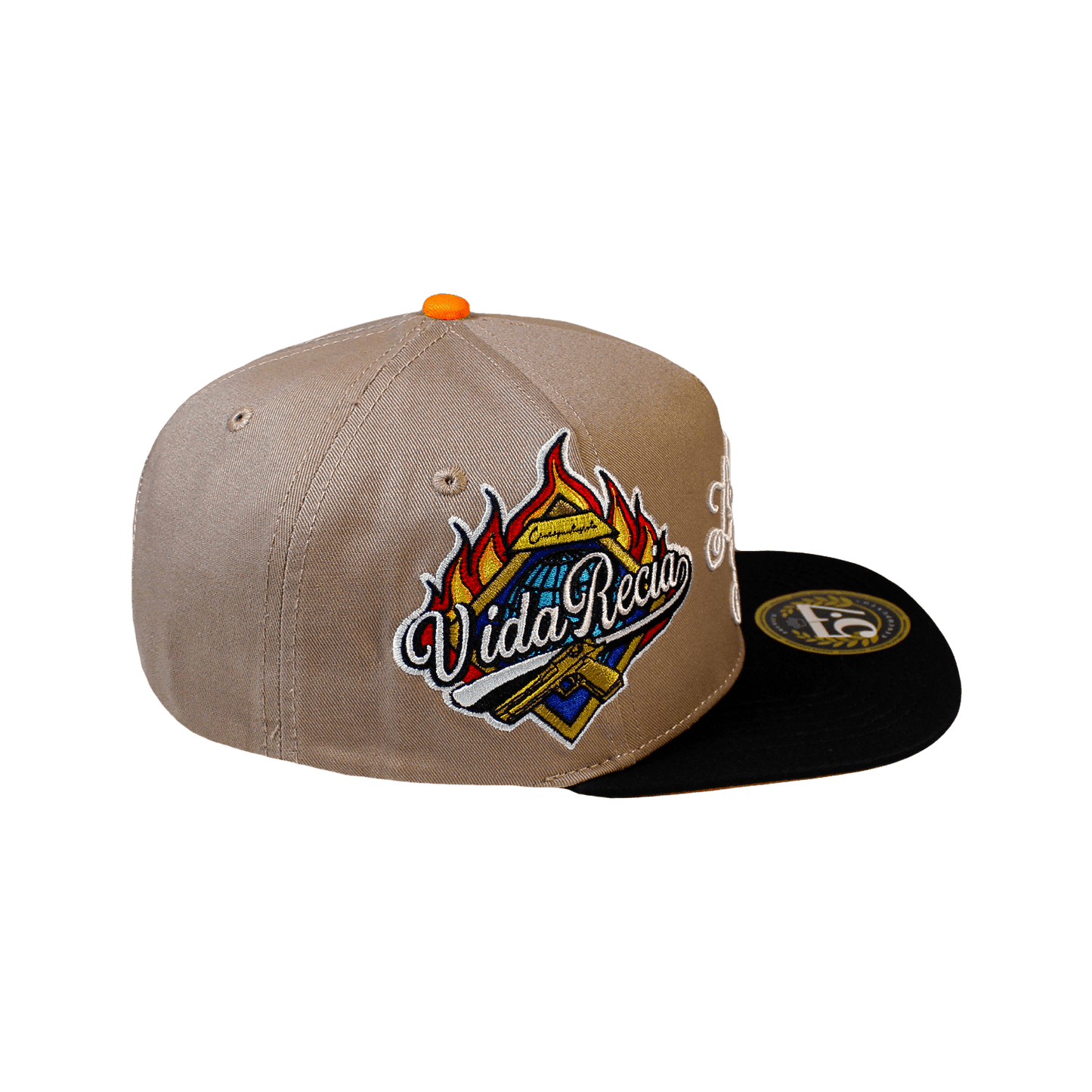 Gorra La Vida Recia brown cincopunto7 - Cincopunto7