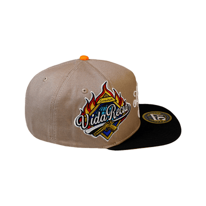 Gorra La Vida Recia brown cincopunto7 - Cincopunto7