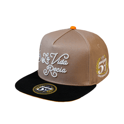 Gorra La Vida Recia brown cincopunto7 - Cincopunto7