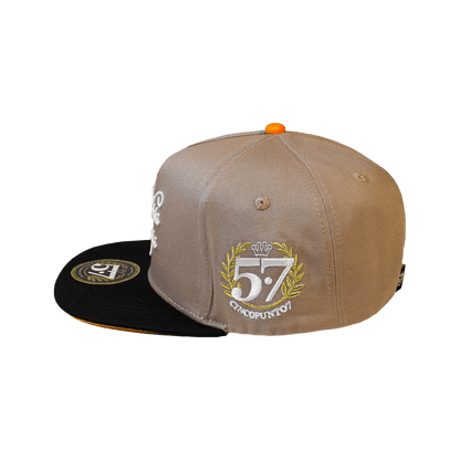 Gorra La Vida Recia brown cincopunto7 - Cincopunto7
