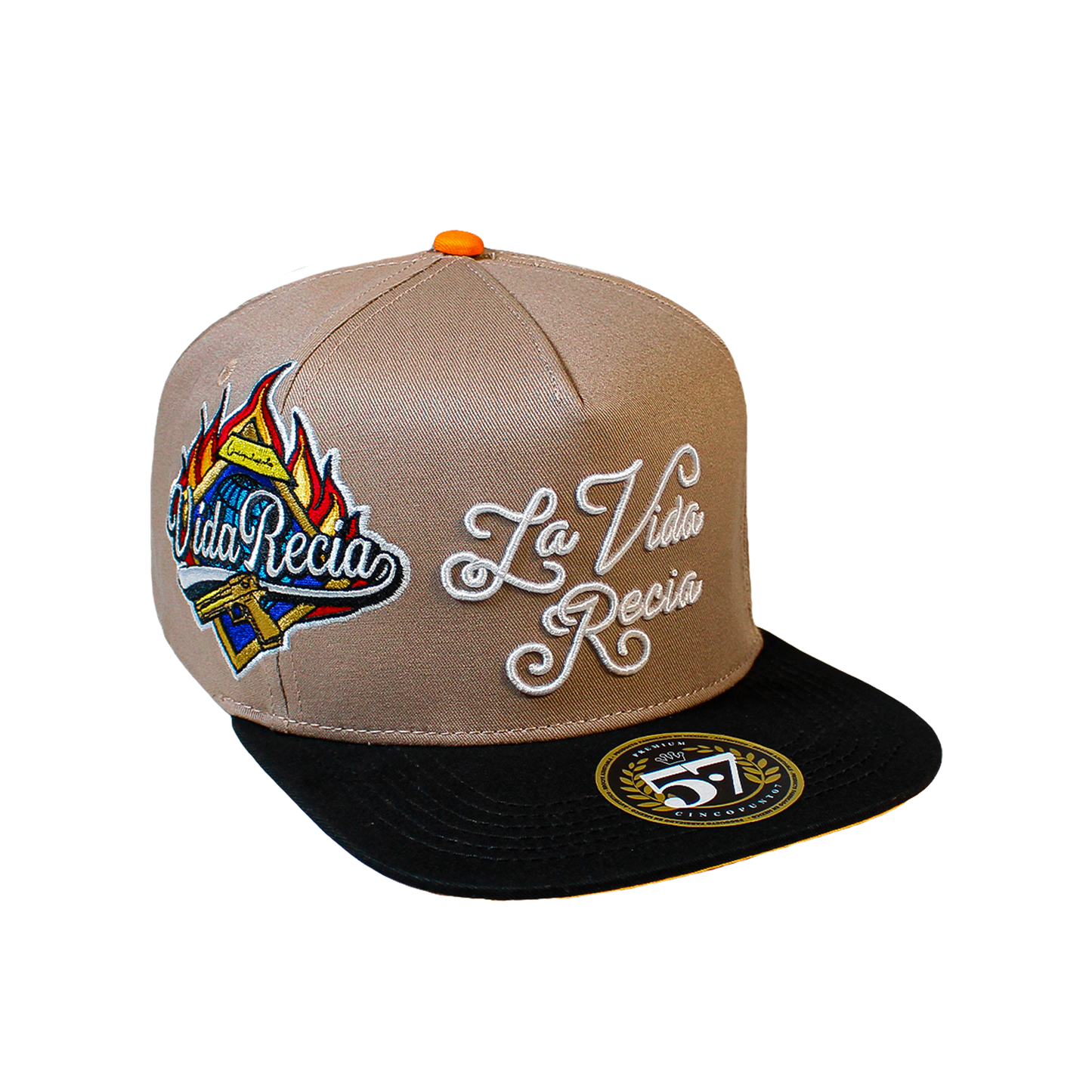 Gorra La Vida Recia brown cincopunto7 - Cincopunto7