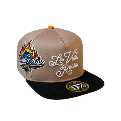 Gorra La Vida Recia brown cincopunto7 - Cincopunto7