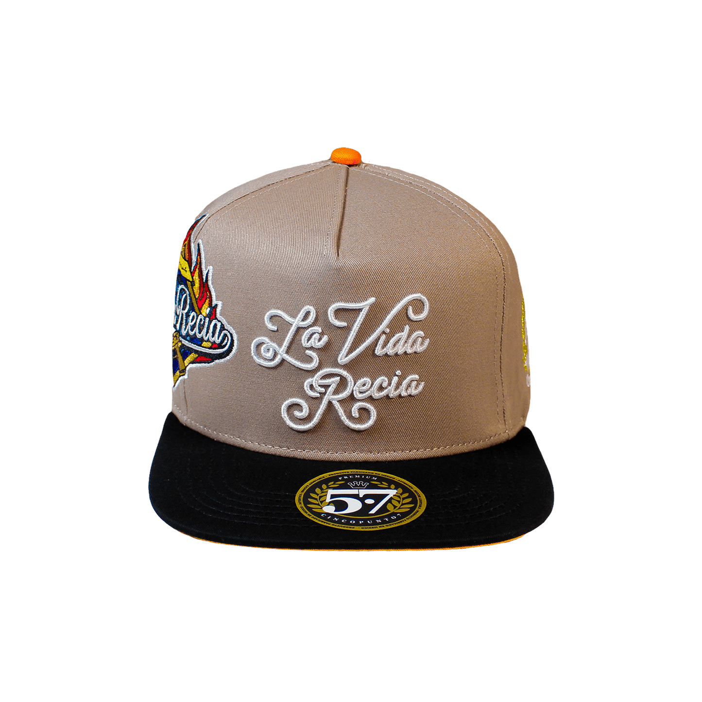 Gorra La Vida Recia brown cincopunto7 - Cincopunto7