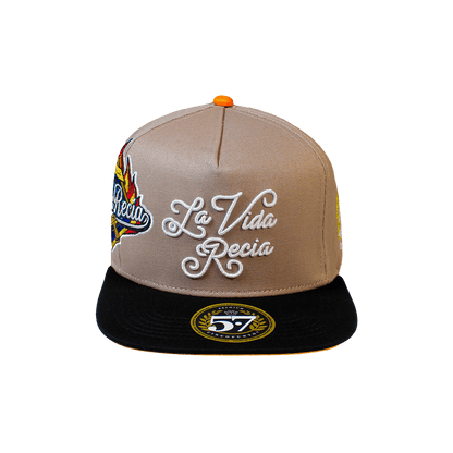 Gorra La Vida Recia brown cincopunto7 - Cincopunto7