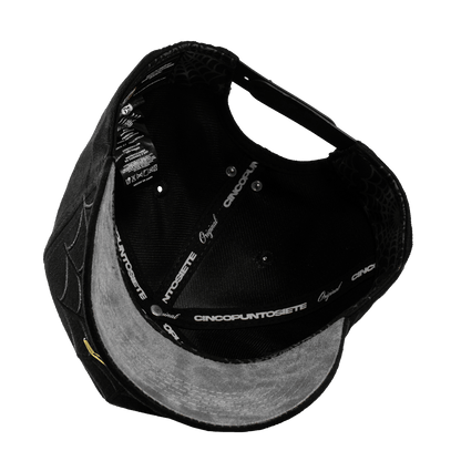 Gorra Metal Gold Spider Black & Grey cincopunto7 - Cincopunto7