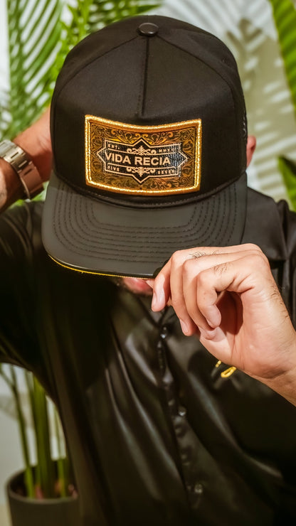 Gorra Parche Vida Recia black cincopunto7 - Cincopunto7