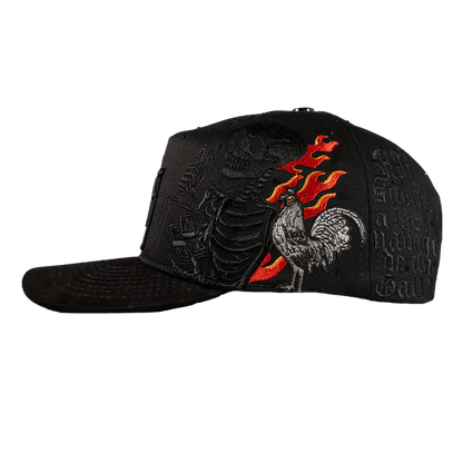Gorra Skull Rooster Flames - Cincopunto7