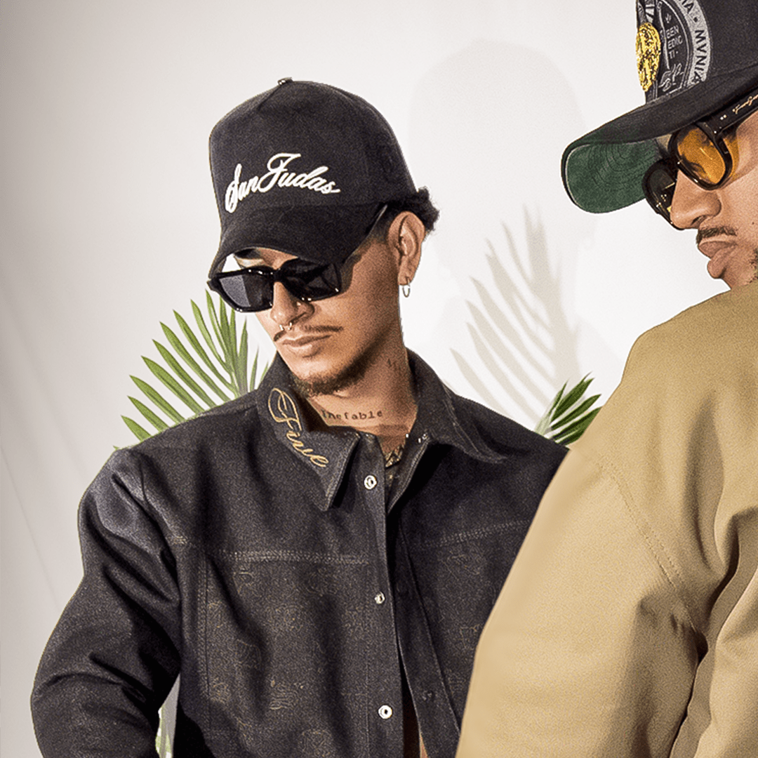 Gorras San Judas Blanca Black Premium - Cincopunto7