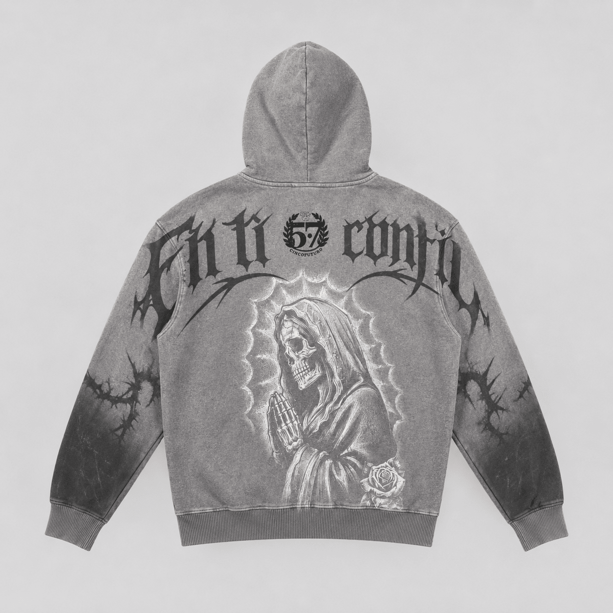 Hoodie En Ti Confio - Cincopunto7