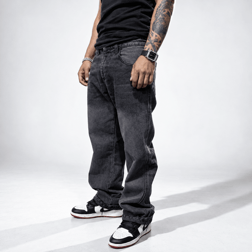 Pantalón de mezclilla FVSVN black Straight 28 - Cincopunto7