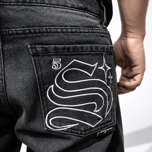 Pantalón de mezclilla FVSVN Dark Grey Straight 28 - Cincopunto7