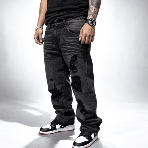 Pantalón de mezclilla FVSVN Dark Grey Straight 28 - Cincopunto7