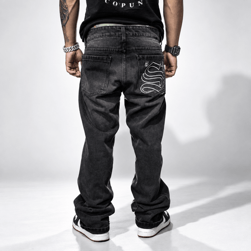 Pantalón de mezclilla FVSVN Dark Grey Straight 28 - Cincopunto7