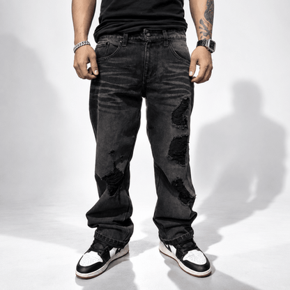 Pantalón de mezclilla FVSVN Dark Grey Straight 28 - Cincopunto7