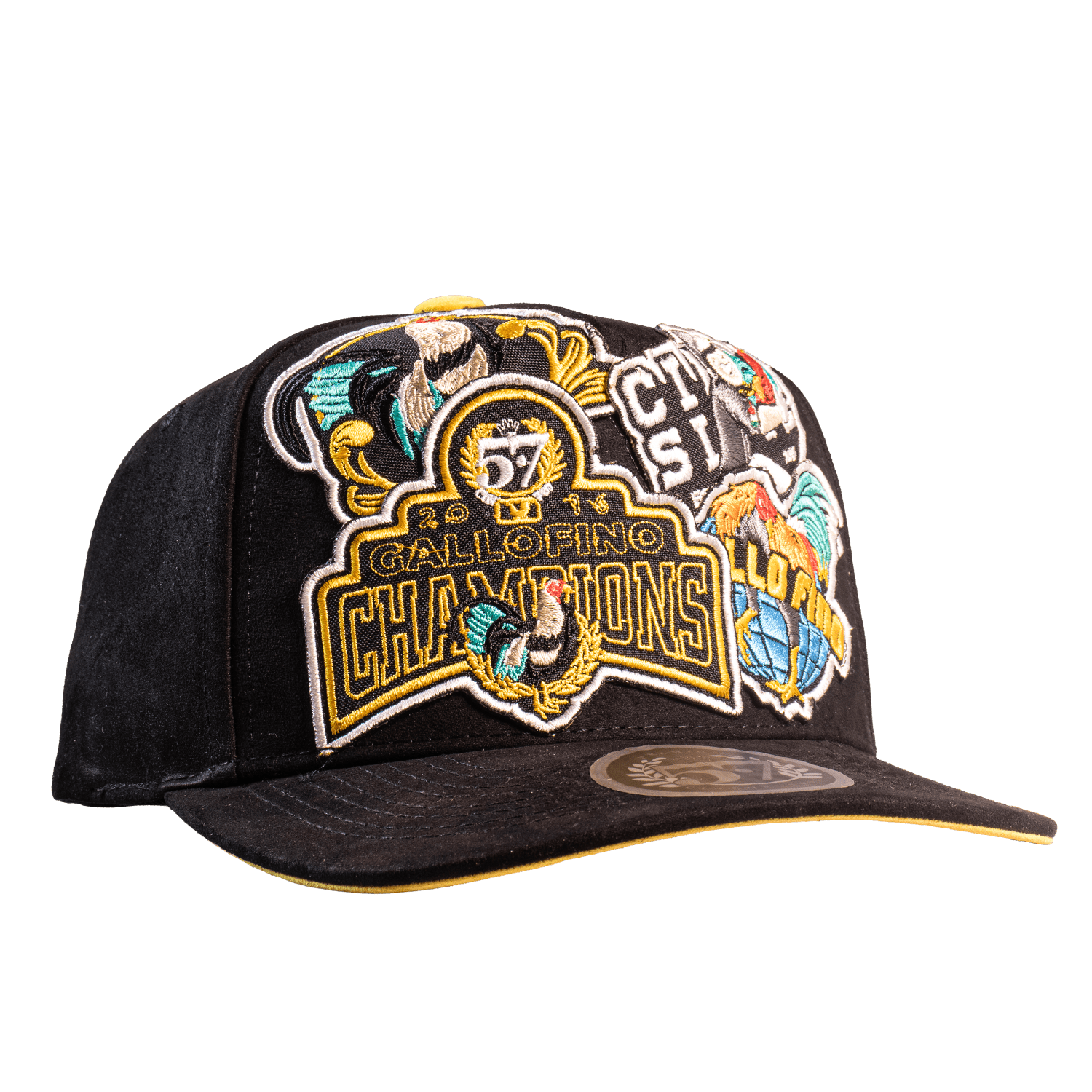 Patch Gallos Finos Black & Yellow - Cincopunto7
