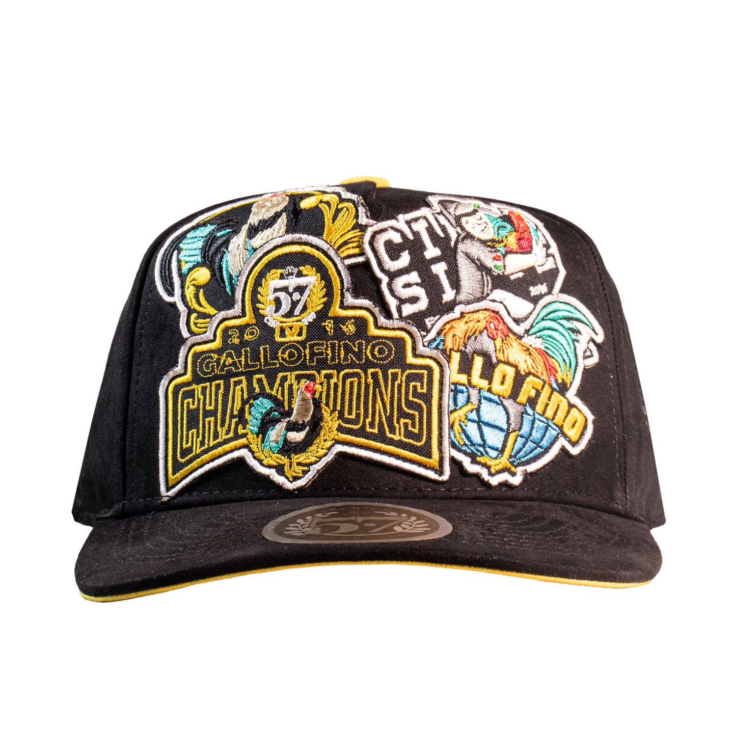 Patch Gallos Finos Black & Yellow - Cincopunto7