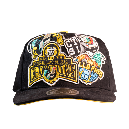 Patch Gallos Finos Black & Yellow - Cincopunto7