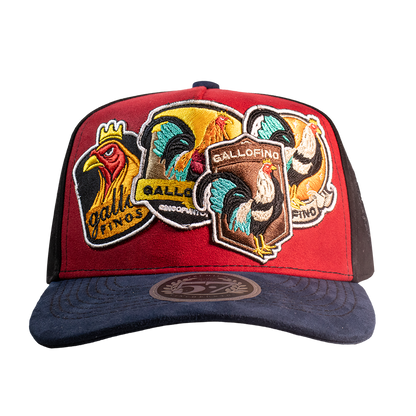 Patch Gallos Finos Red & Black - Cincopunto7