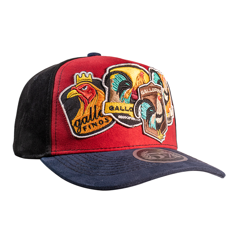 Patch Gallos Finos Red & Black - Cincopunto7