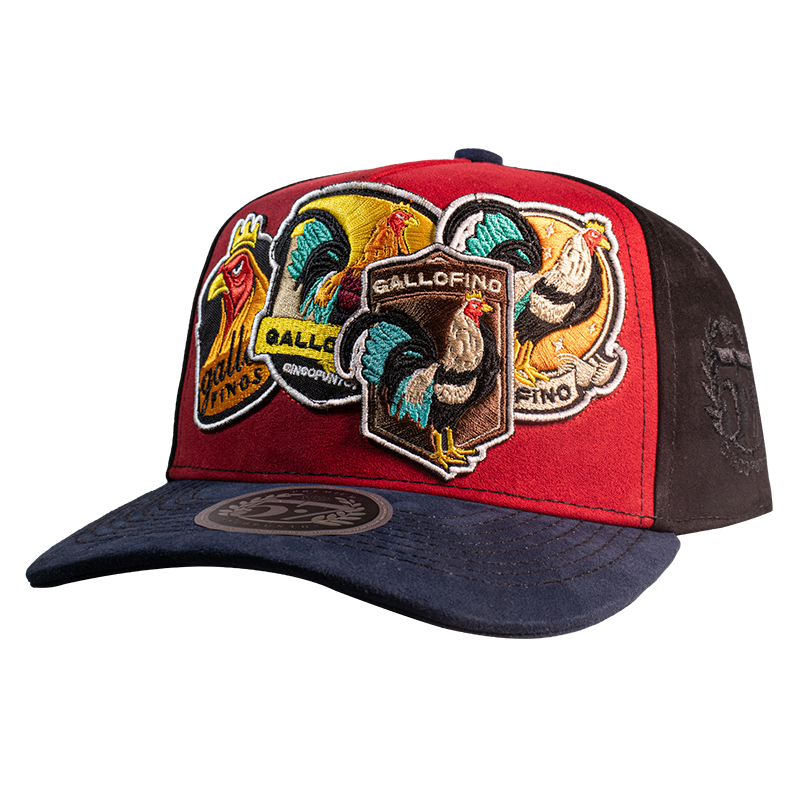 Patch Gallos Finos Red & Black - Cincopunto7