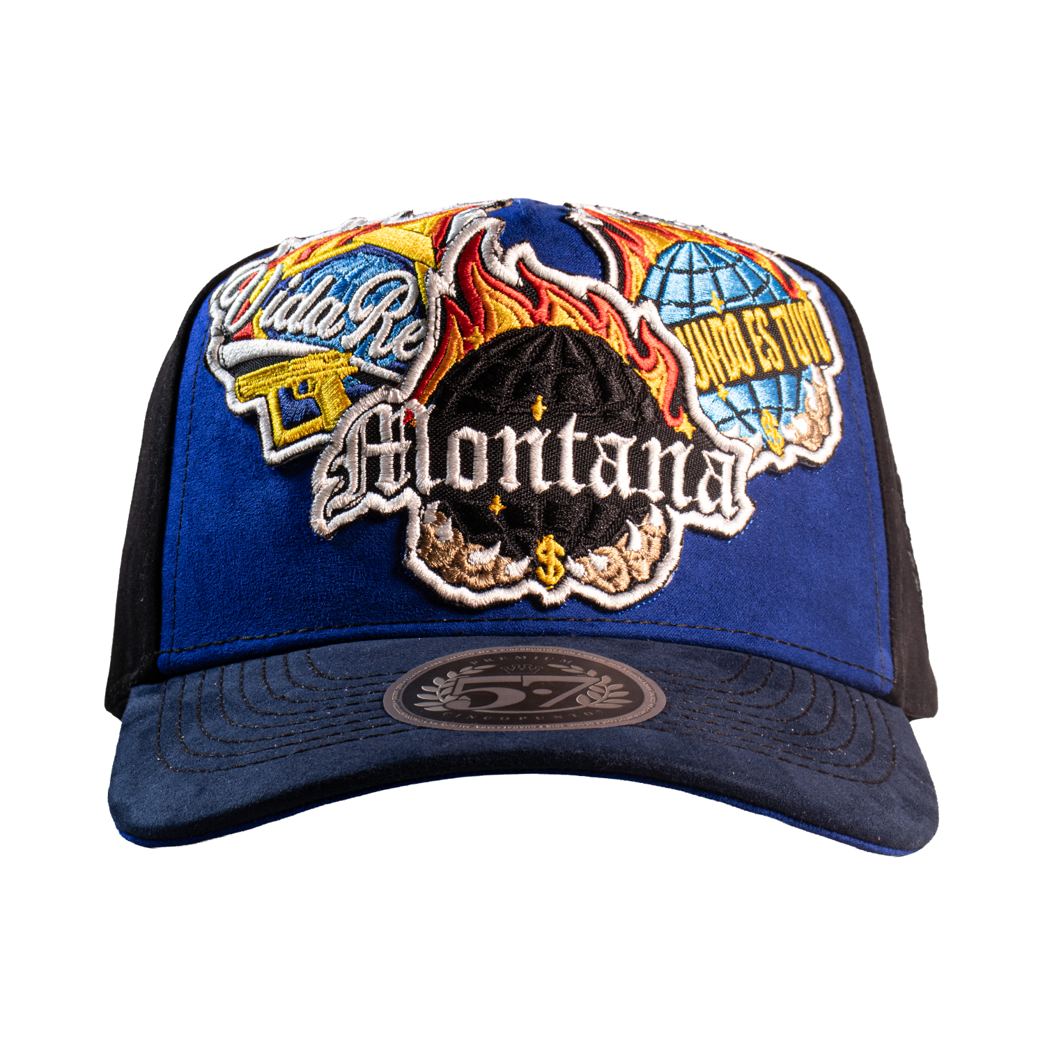 Patch Montana World Is Yours Black & Blue - Cincopunto7