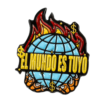 Pin El Mundo Es Tuyo - Cincopunto7
