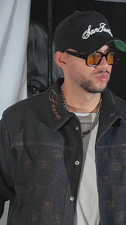 Gorras San Judas Blanca Black Premium