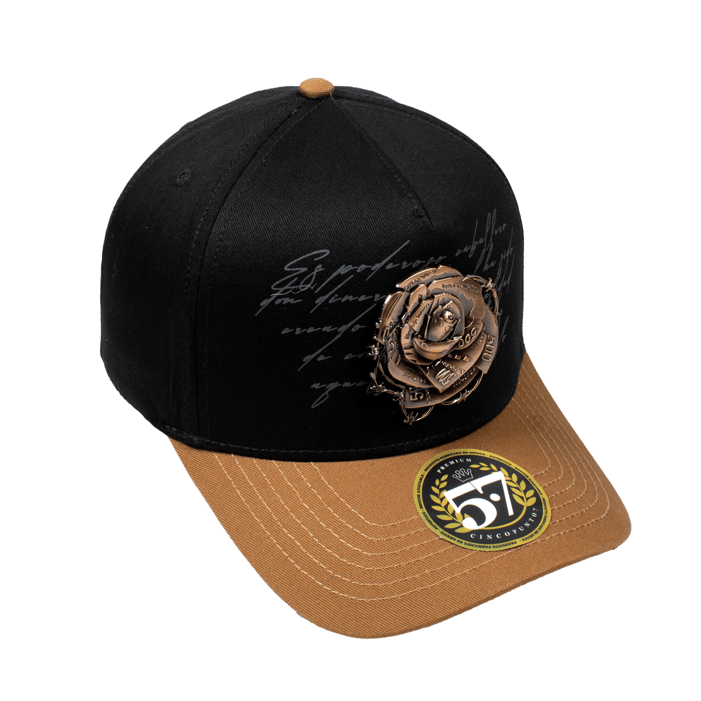 Rosa Metalica Brown & Black Curva - Cincopunto7