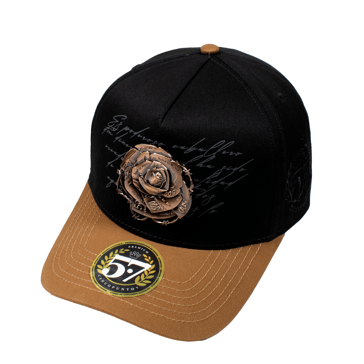 Rosa Metalica Brown & Black Curva - Cincopunto7
