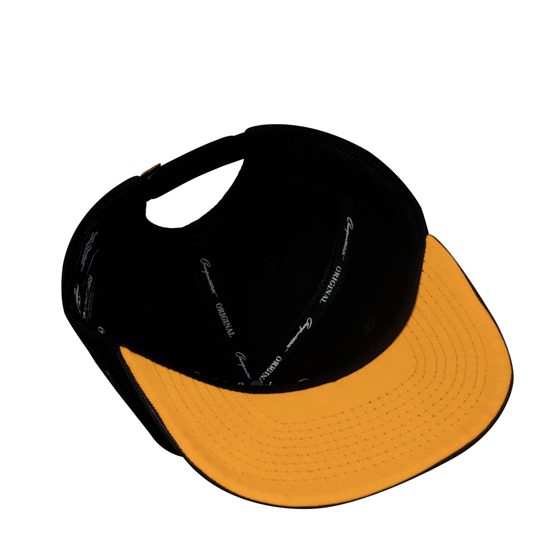 Vagancia Beisbol, Letra Dorada, Visera Black/Yellow - Cincopunto7